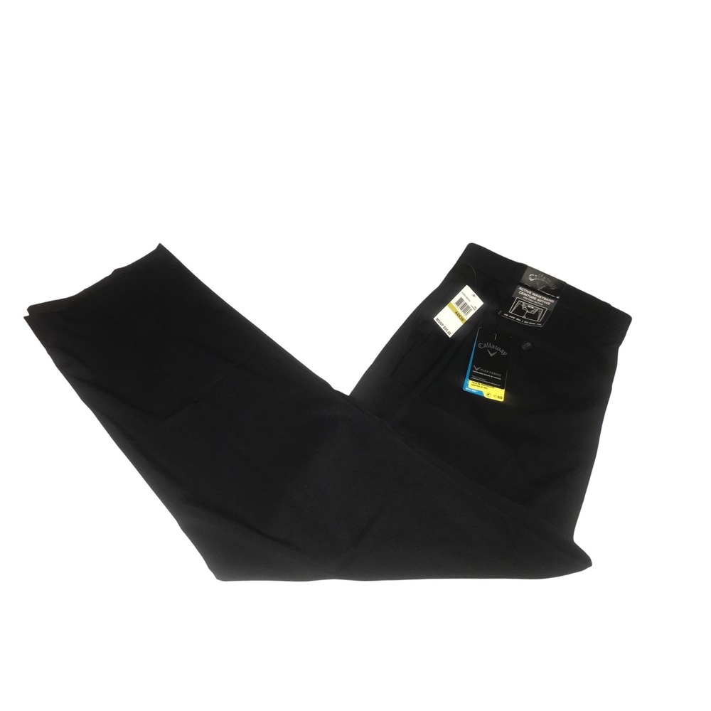 Callaway Mens‎ Golf Pants Black Active Waistband Flex Fabric Size 44x30 NWT